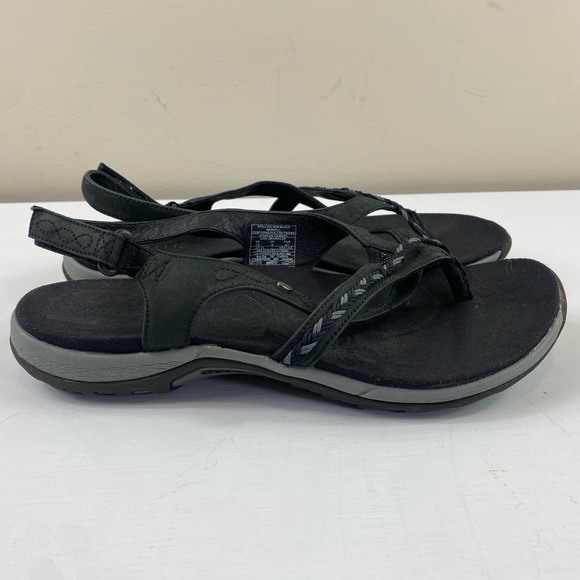 Merrell Women's Stella Bloom Black Slingback Thong Sandals Size 10‎ - Picture 2 of 13